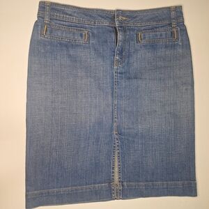 Banana Republic Light Blue Denim Pencil Skirt